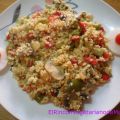 Mijo con verduras salteadas
