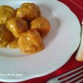 ALBONDIGAS CON SALSA DE ALMENDRAS