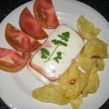 Lasaña con lomo adobado y mozzarela