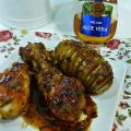POLLO CARAMELIZADO CON  MIEL Y LIMON