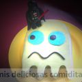 TARTA FANTASMA CON M&M'S