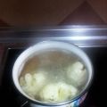 Gratinado de tomate con atún y coliflor