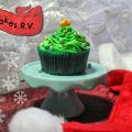 Cupcakes Red Velvet con un toque navideño