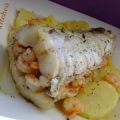 COLA DE MERLUZA RELLENA DE GAMBAS