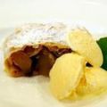 Strudel de manzana y arándanos