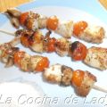 Brochetas pollo