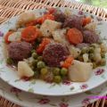 ALBÓNDIGAS A LA JARDINERA