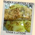 SALMÓN A LA MOSTAZA Y MIEL