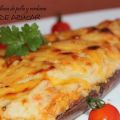 Berenjenas rellenas de pollo y verduras
