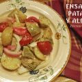 Ensalada de patata y alcachofas