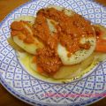 Capeado de patata con manzana y zanahoria