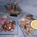 Pulpo y musina secos