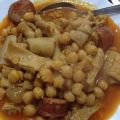 Callos con garbanzos