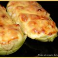 Calabacines rellenos de Pollo a la Cerveza