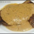Entrecot con salsa de mostaza