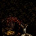 PASTA CON SETAS, CARNE Y JEREZ