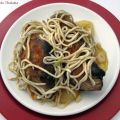 Atún con patatas y salteado de anguriñas