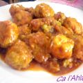 Tagine de albondigas de merluza