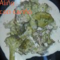 BRÉCOL CON SALSA DE ANCHOAS