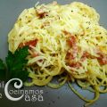 Espaguetis a la carbonara