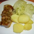 SOLOMILLO DE CERDO A LA PLANCHA CON REPOLLO