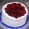 TARTA DE FRESAS Y NATA (Thermomix)