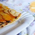 Tarta de manzana con hojaldre y crema pastelera