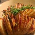 Patatas Hasselback con Bacon