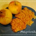 Crumble de manzana y pera