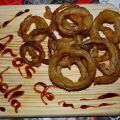 Aros de cebolla con masa madre