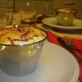 Huevos con bechamel