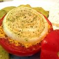 Tomates provenzal con cebolla