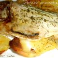 Dorada aromatizada al horno