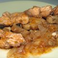 Lagrimitas de pollo con champiñones en salsa de[...]