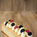 Cake de Chocolate Blanco y Moras con Ganache de[...]