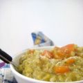 RISOTTO INTEGRAL DE ZANAHORIA, MANZANA Y COCO