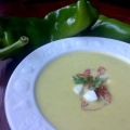 SOPA FRÍA DE PIMIENTOS VERDES