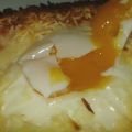 Sándwich-pizza con huevo