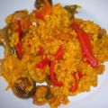 Arroz y Verduras con Champiñones
