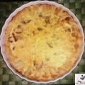 Quiché de champiñones, bacon y queso