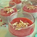 Postre de chía y frutillas