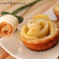 Rosas de hojaldre y manzana