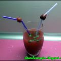 Limonada con frambuesas