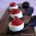 BOCADO DE QUESO DE CABRA CON PIMIENTO CONFITADO