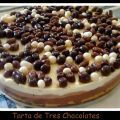 Tarta de Tres Chocolates.
