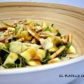 ENSALADA DE RÚCULA CON MANZANA Y PERA