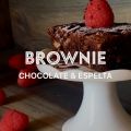 Brownie de Chocolate Negro y Harina de Espelta