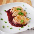 Solomillo con salsa de mermelada de arándanos