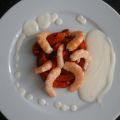 Pimientos asados con langostinos y crema de[...]