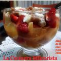 Macedonia de frutas con yogur y crema de[...]